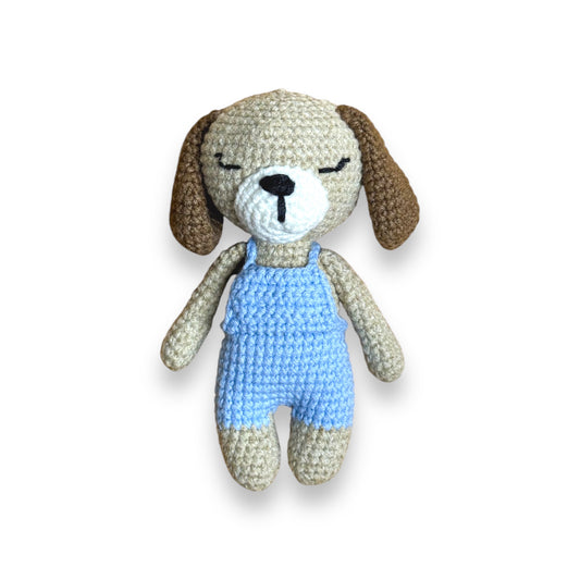 It's A Boy Baby Dog Soft Toy - The Yarn Toys