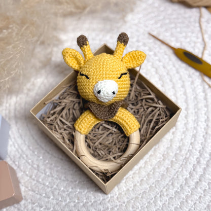 Giraffe Rattle - The Yarn Toys