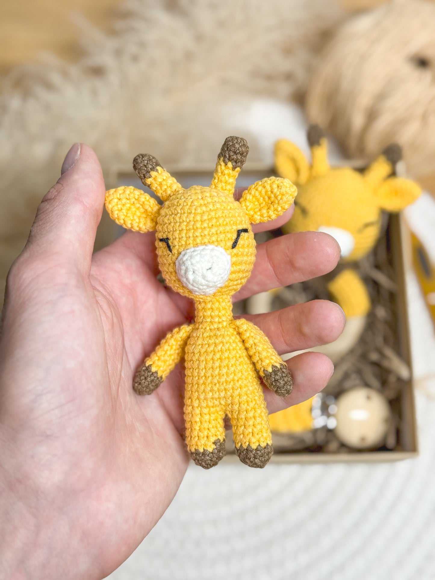 Giraffe Baby Gift Set - The Yarn Toys