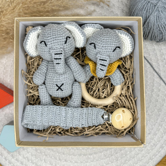 Elephant Baby Gift Set